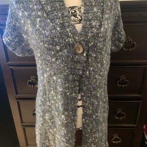 Style &co periwinkle blend sweater duster XL